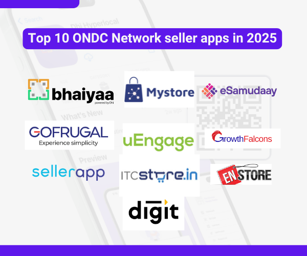 Top 10 ONDC network seller apps in 2025